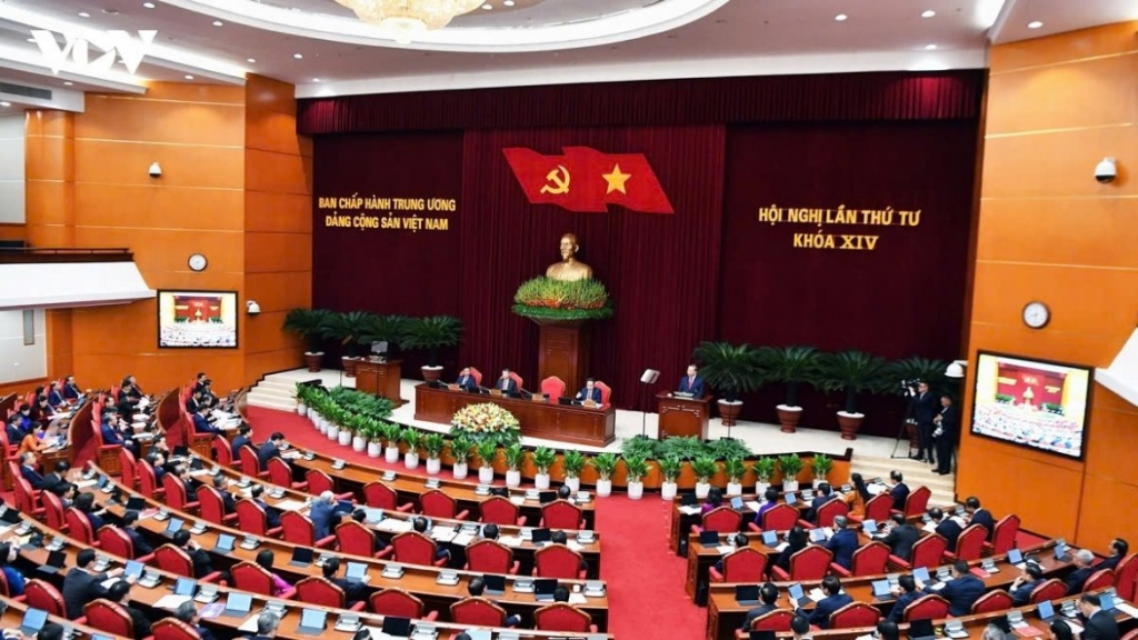 越共十四届四中全会决议全国贯彻会议部署行动方案