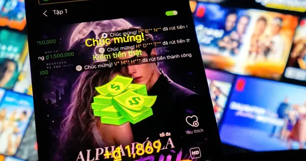 越南公安部警示AI短劇賺錢應用騙局 · 報道配圖