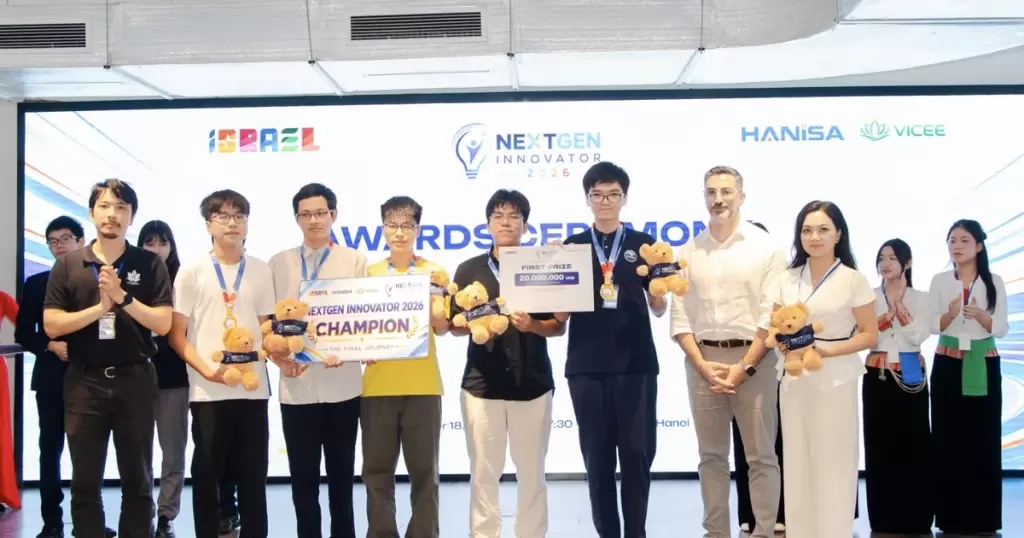 NextGen Innovator 2026決賽在河內舉行,河內阿姆斯特丹隊奪冠