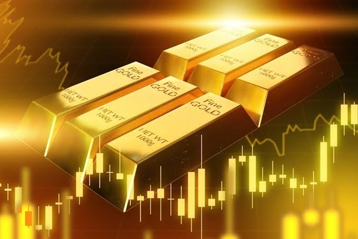 越南金價一週內每兩下跌120萬盾,買家虧損逾400萬盾 · 報道配圖