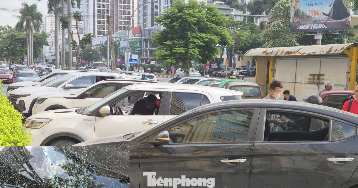 乂安省多輛汽車車窗被砸 警方抓獲3名嫌疑人