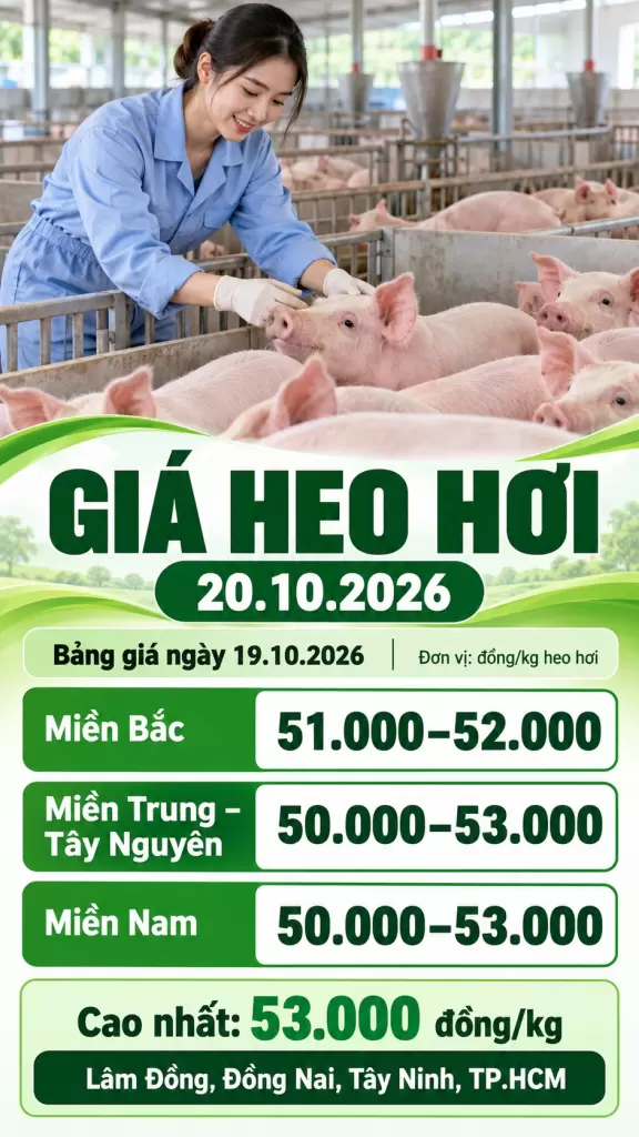 越南10月20日生猪价格待新信号,此前一日止跌回稳 · 报道配图