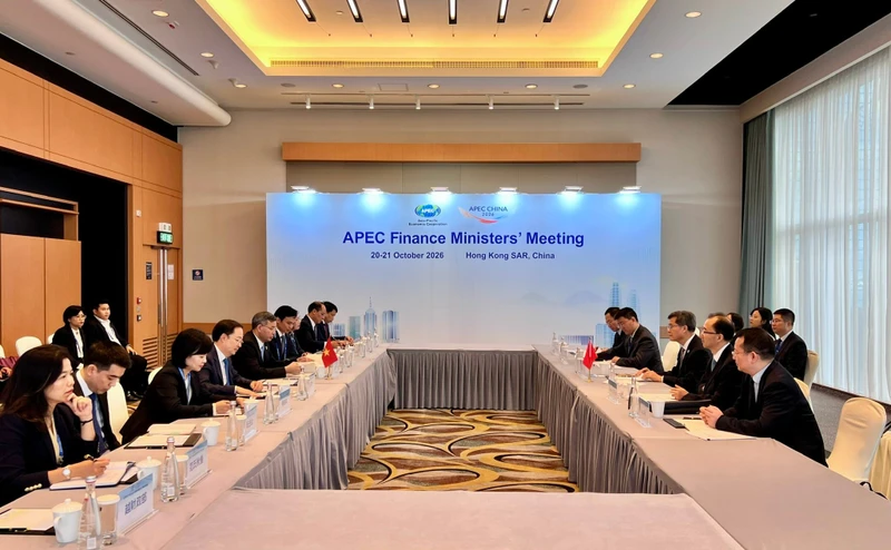 越南财政部与中国财政部会商APEC 2027财长进程优先方向 · 报道配图