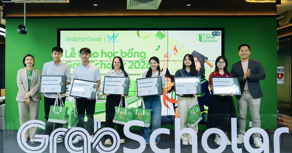Grab越南颁发2026年度奖学金 6人获全额资助300人获学习补助 · 报道配图