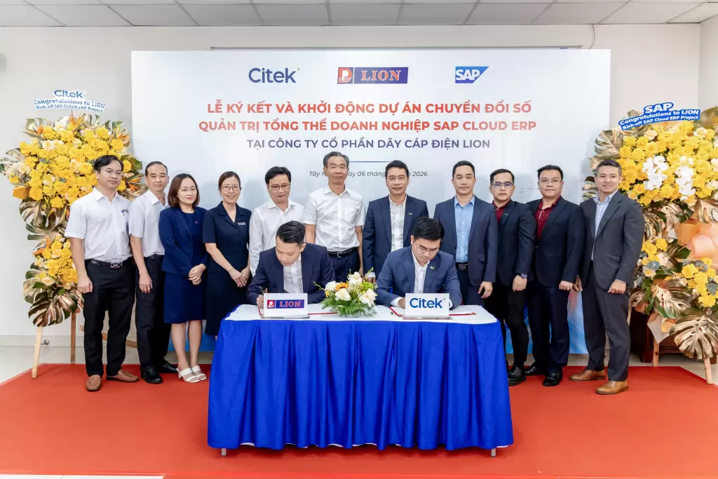 LION與Citek簽約部署SAP Cloud ERP