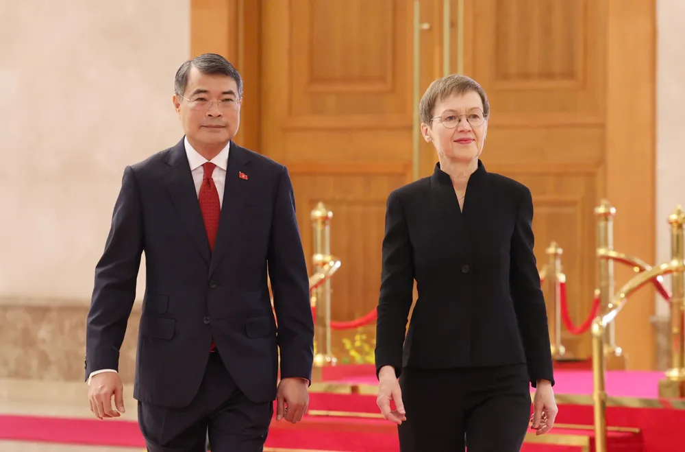 列支敦士登首相哈斯首次访越，越南总理黎明兴主持欢迎仪式 · 报道配图