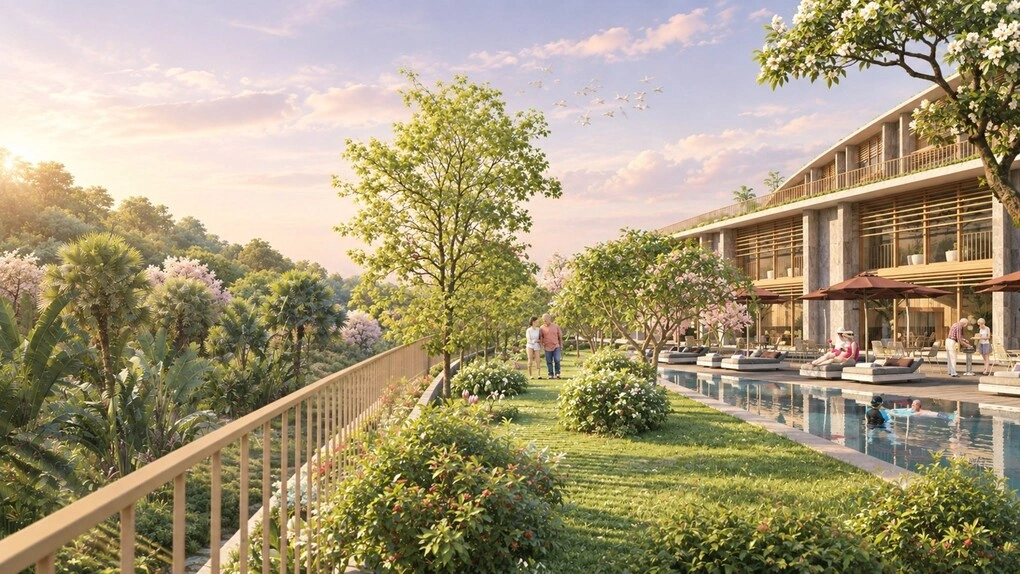 Heritage Life Center养老护理区效果图。