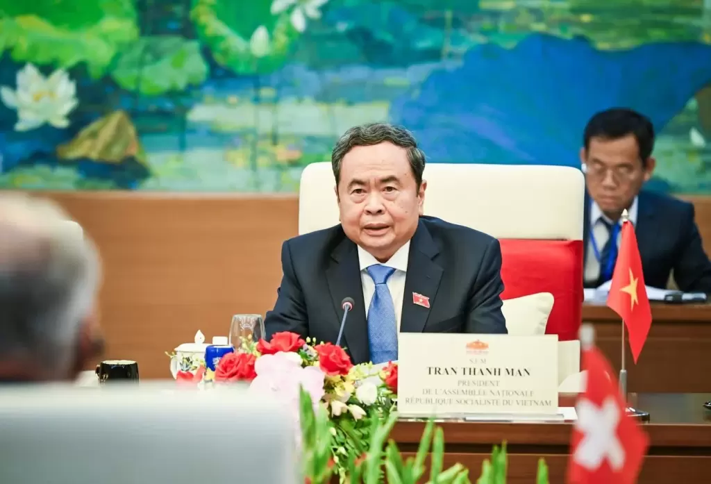陈青敏在会见中发言
