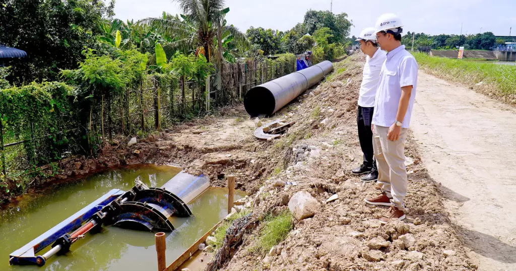 同塔跨区域原水厂项目已完成约16公里管道铺设