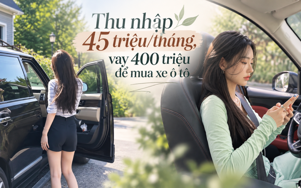 河内夫妇贷款700 triệu购车一年多后改回骑摩托