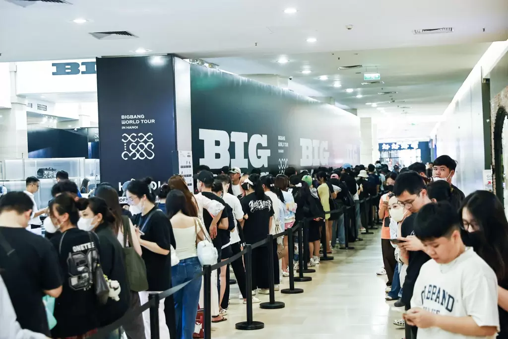 河內BIGBANG演出周邊搶購活動現場