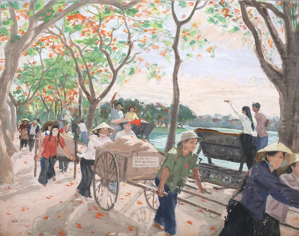 胡志明市美術博物館舉辦文教誕辰110週年展 · 報道配圖