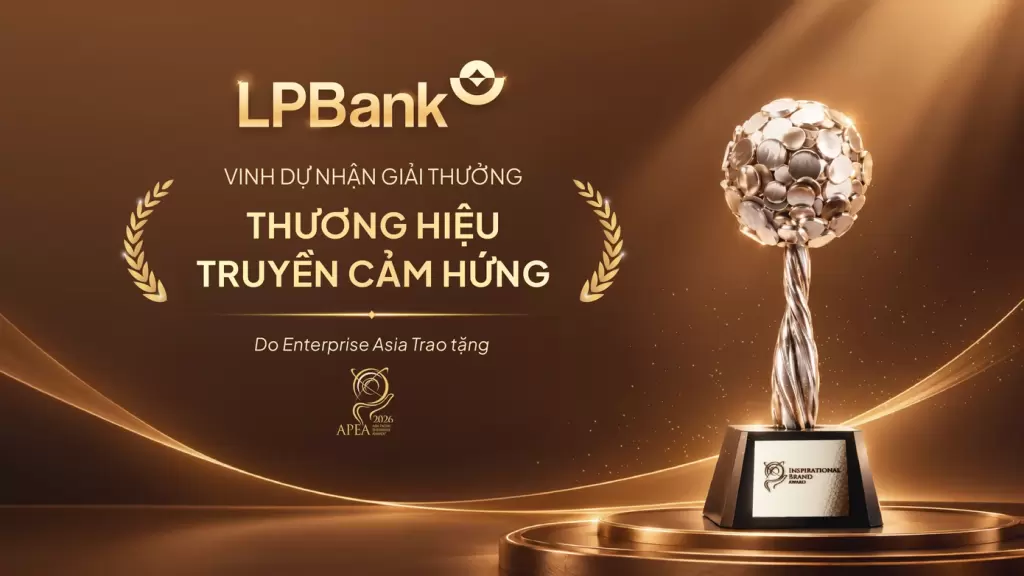LPBank在APEA 2026获颁“启发品牌”奖 · 报道配图