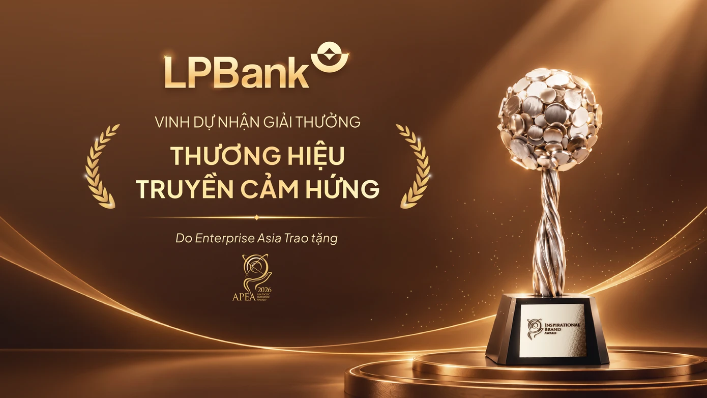 LPBank在APEA 2026获颁“启发品牌”奖 · 报道配图