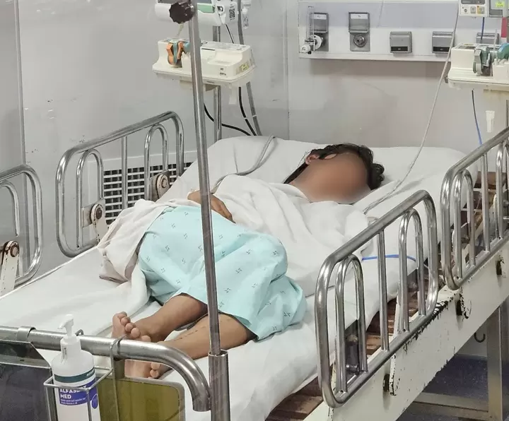 热带病医院的脑膜炎球菌病例。