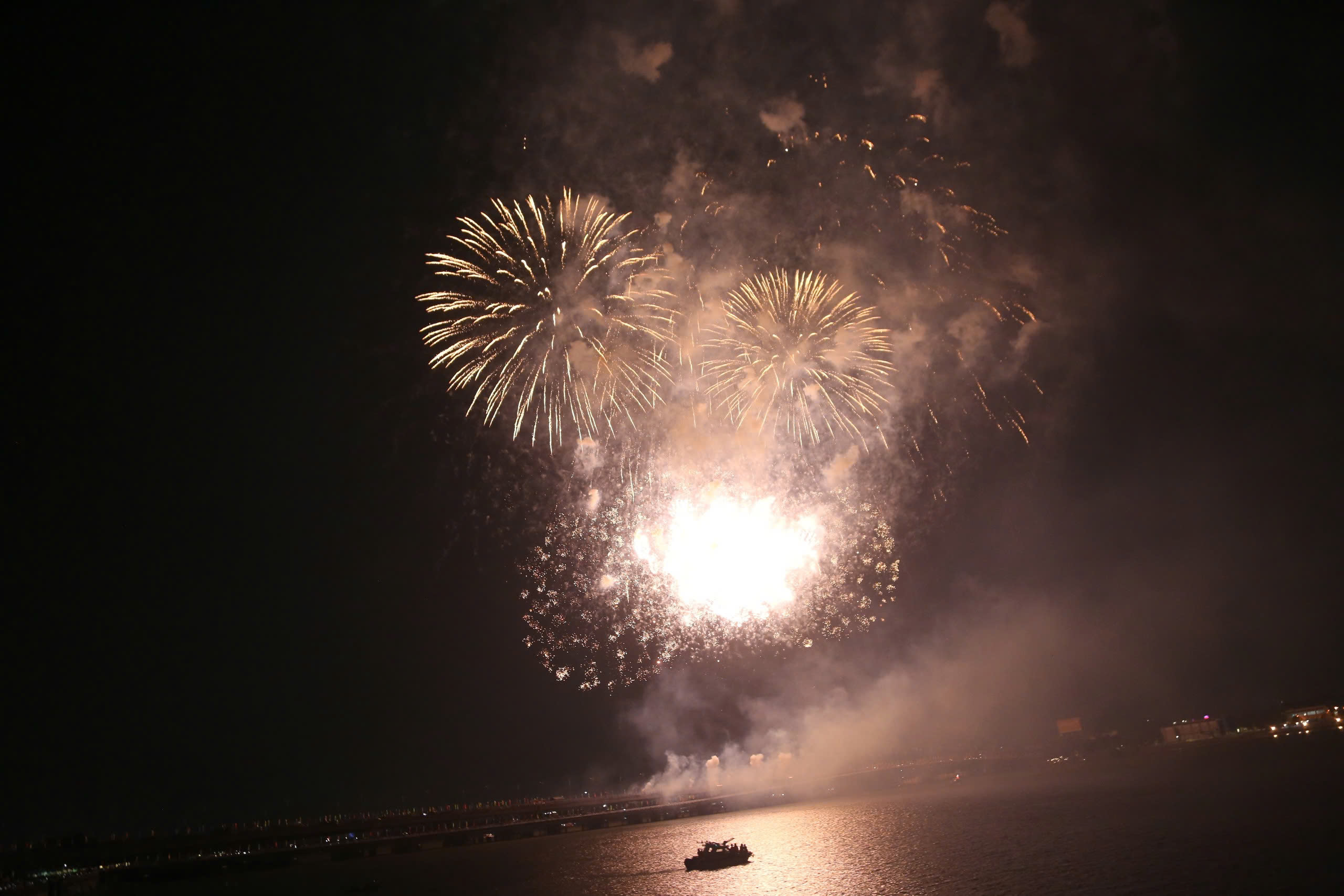 絢麗的煙花與藝術之夜:'同奈——歷史長河,未來渴望'