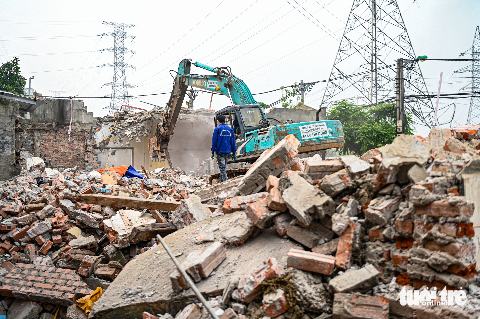 河內居民匆忙搬遷,移交連接三條環線道路擴建項目的土地