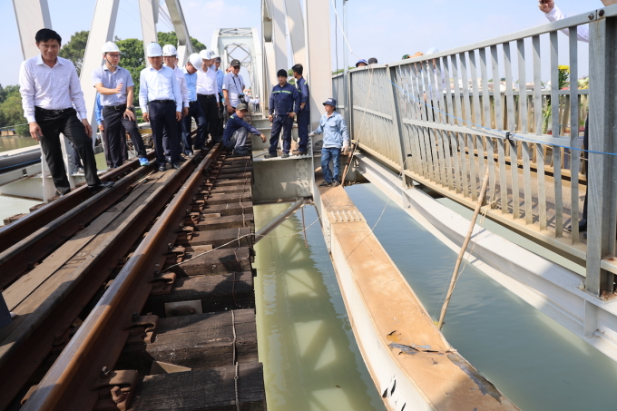 南北鐵路通過Ghềnh橋預計從3月12日恢復通行