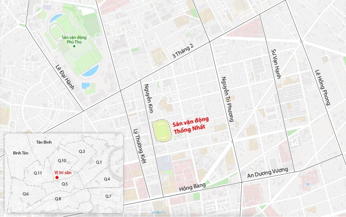 胡志明市對統一體育場進行大修
