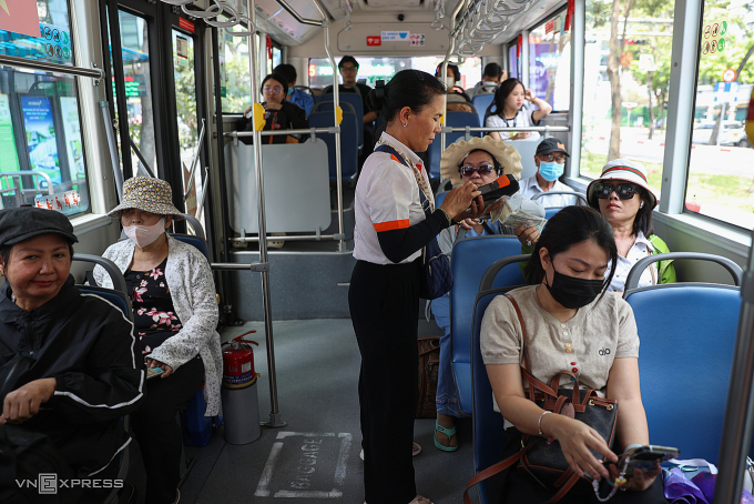 胡志明市免公交車票時控制補貼資金的挑戰