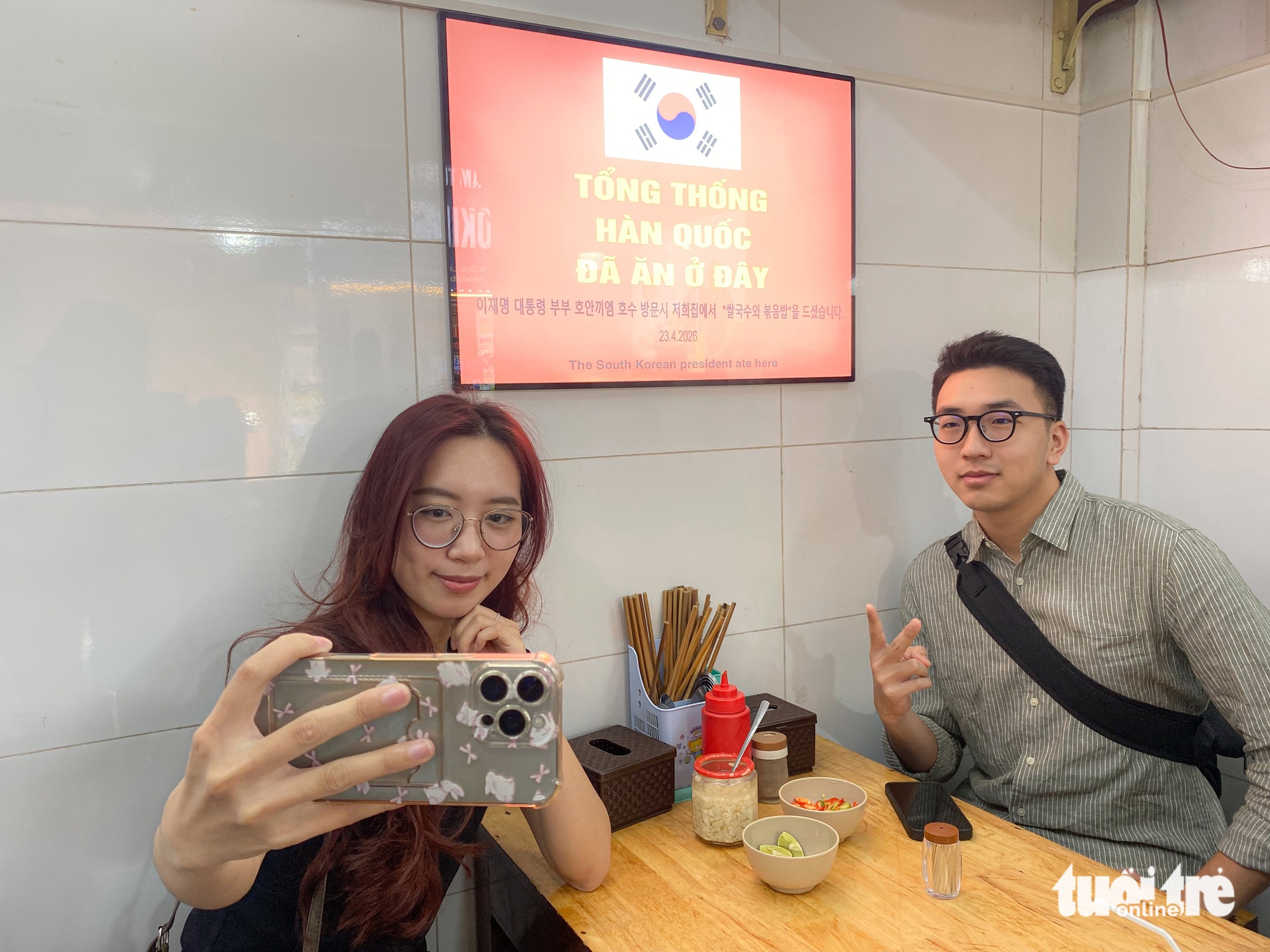 韓國總統光顧後,河粉店生意火爆