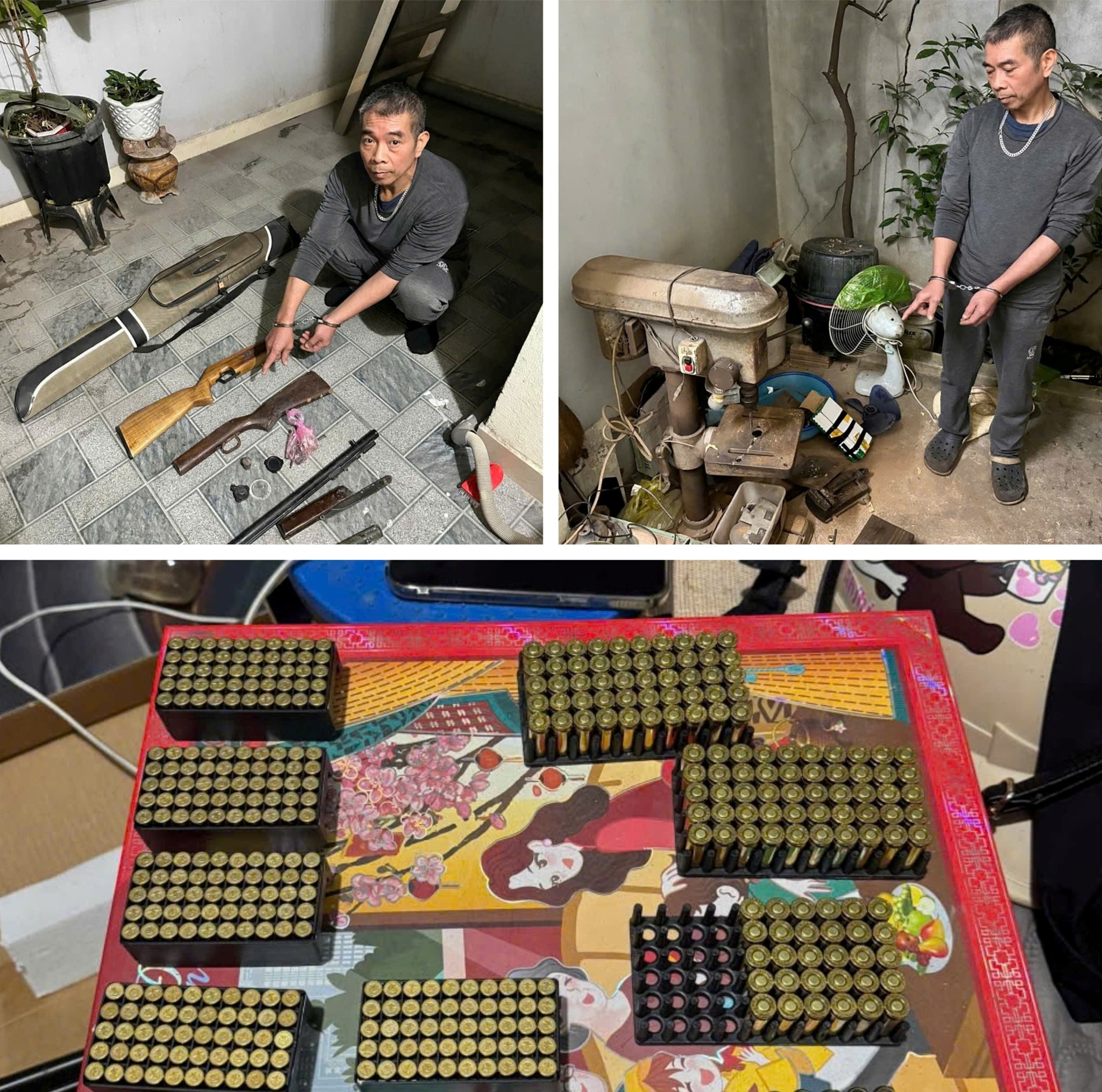 逮捕海防市女頭目,搗毀大規模槍支買賣與製造團伙