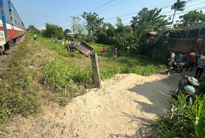 祖孫三人穿越鐵路時發生事故