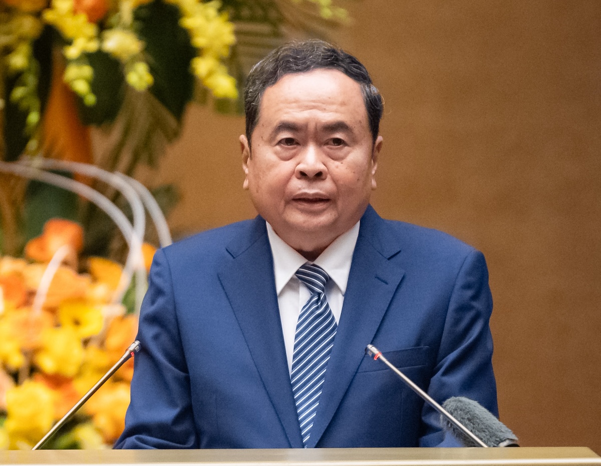 總書記蘇林與各位領導出席新一屆國會、人民議會代表選舉總結會議