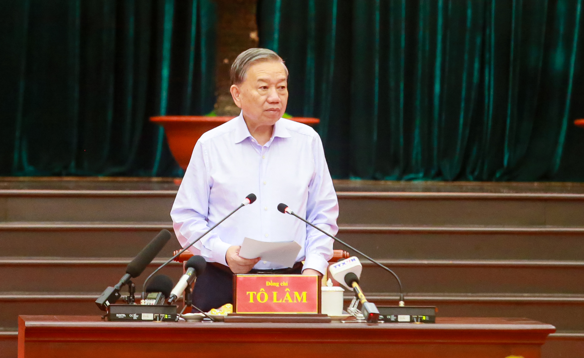 越共中央總書記、國家主席蘇林:胡志明市必須成為實踐典範,將決議轉化為動力