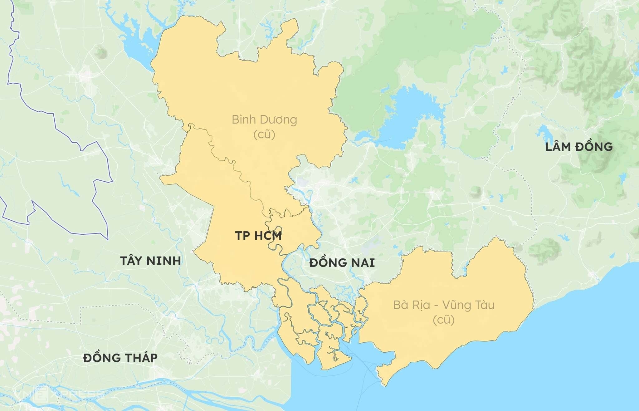 胡志明市領導班子完善後的架構