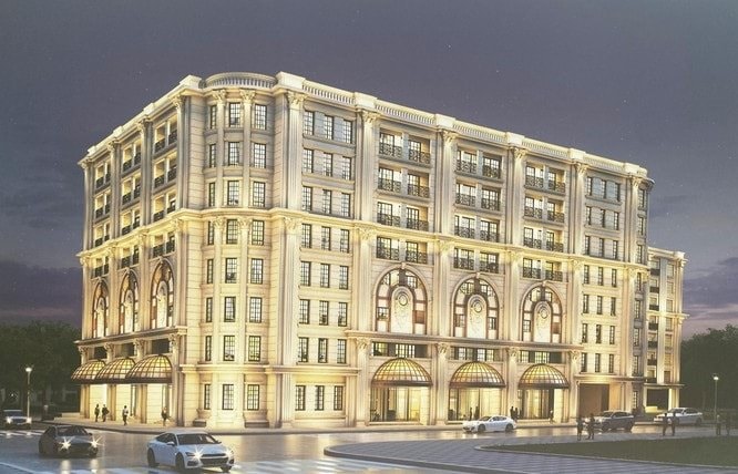黃金地段項目The Grand Hanoi位於河內市還劍郡行牌街22-24號,開發商報告利潤激增,超過19.140萬億越南盾