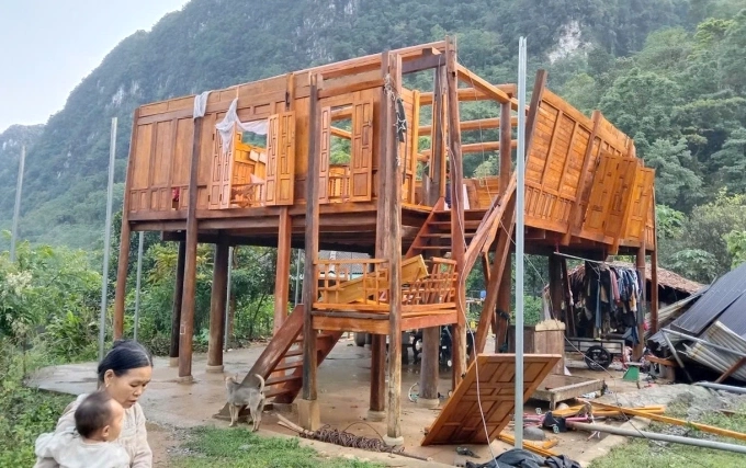 暴風掀塌房屋,清化一名男童遇難