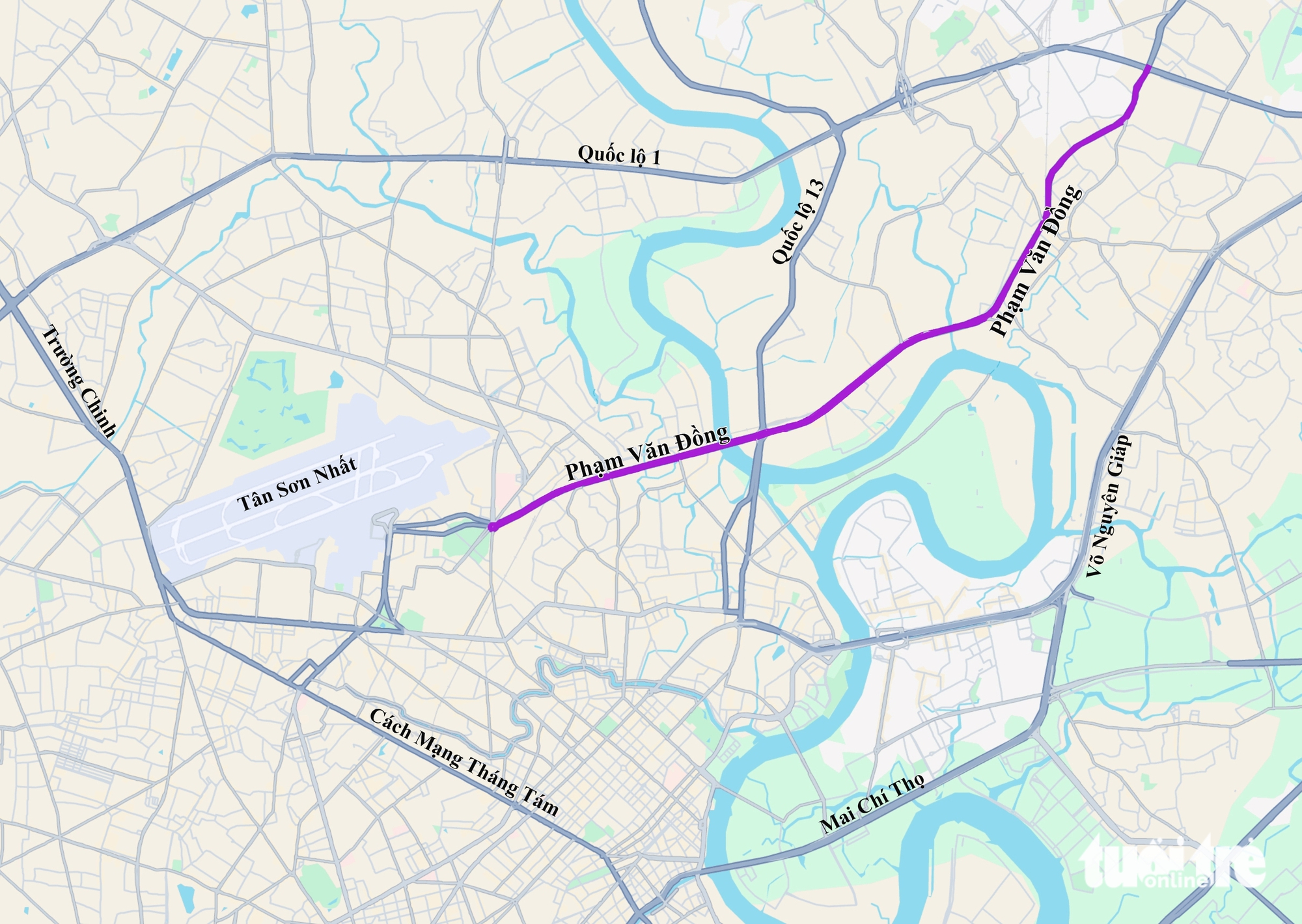 胡志明市范文同大道12車道,城市發展象徵