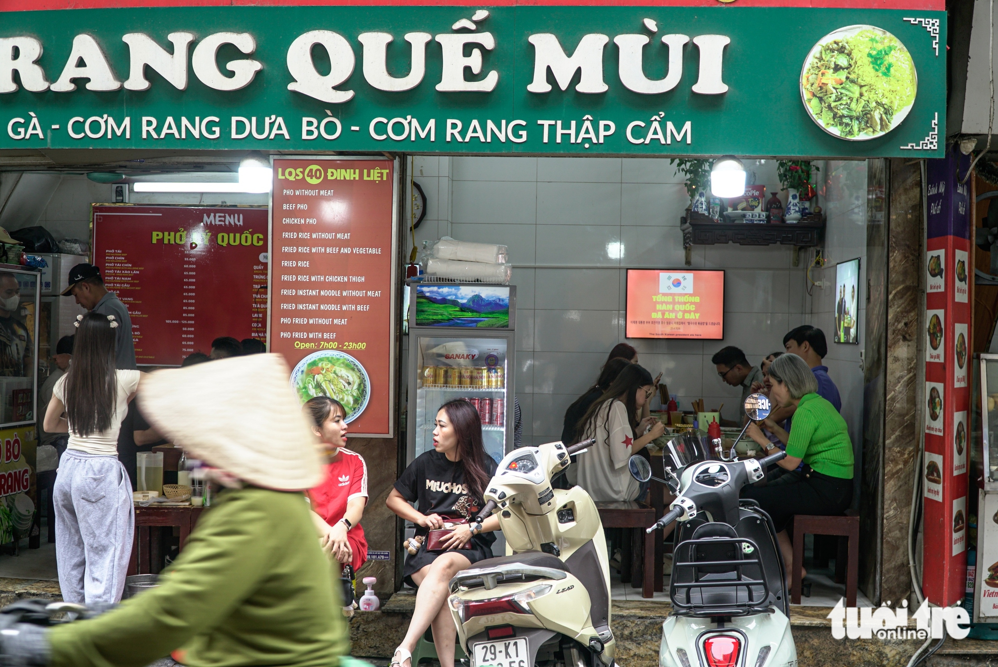 韓國總統光顧後,河粉店生意火爆