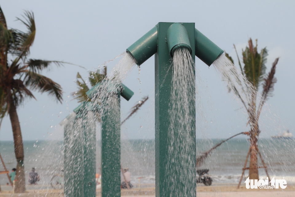 Cửa Lò 建設15個淡水淋浴點服務遊客