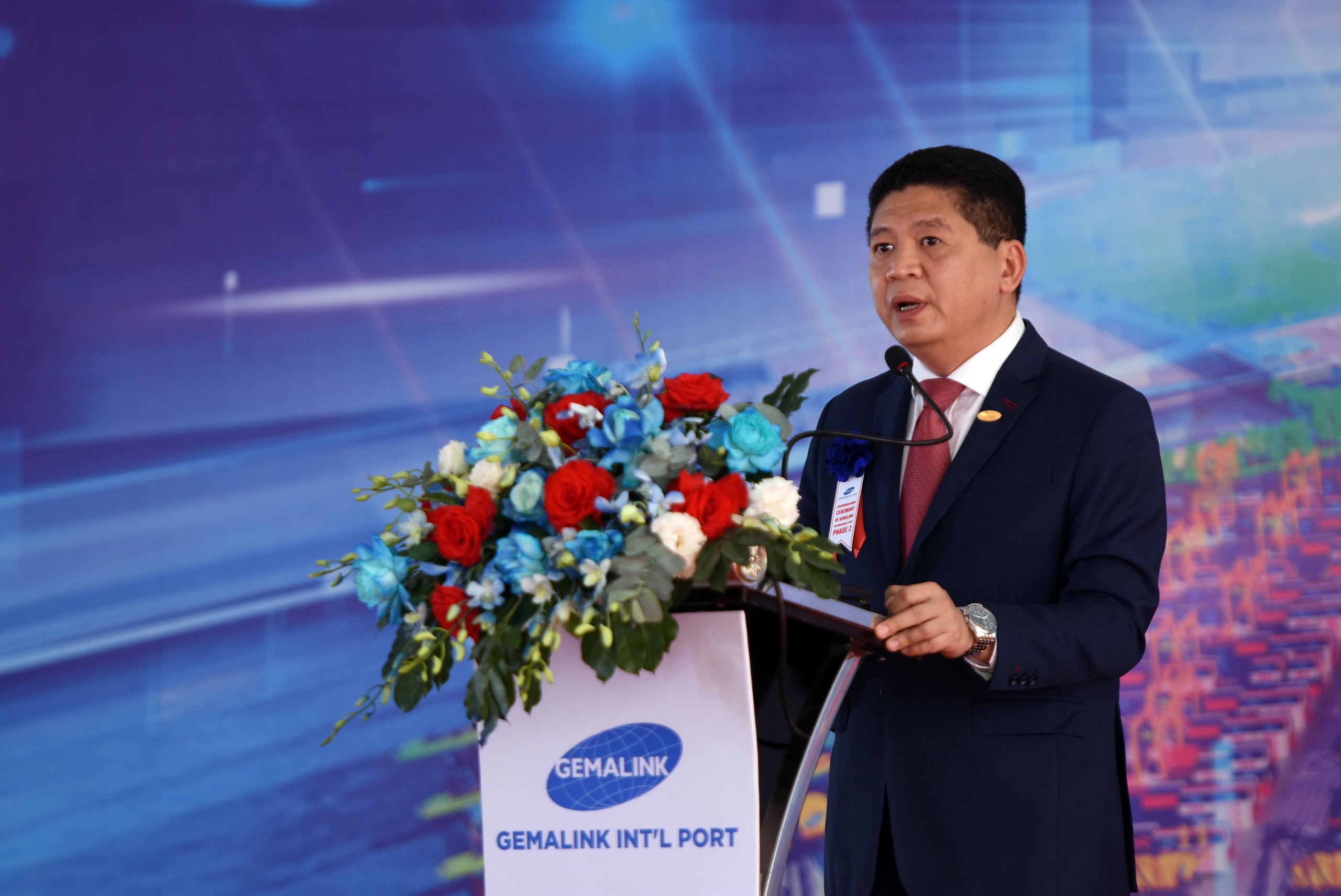 Gemalink港口第二階段動工總投資60萬億越南盾,預計2027年4月完工