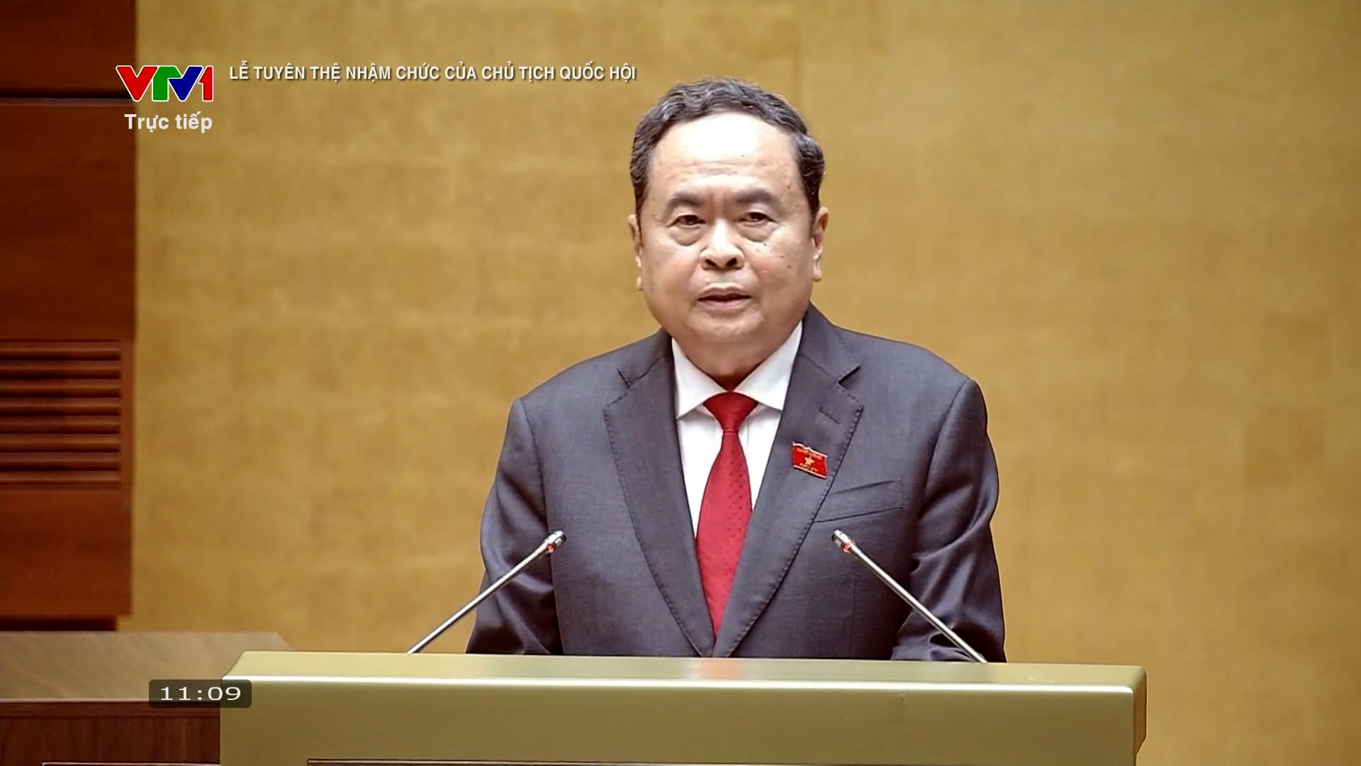 陳青敏再次當選國會主席