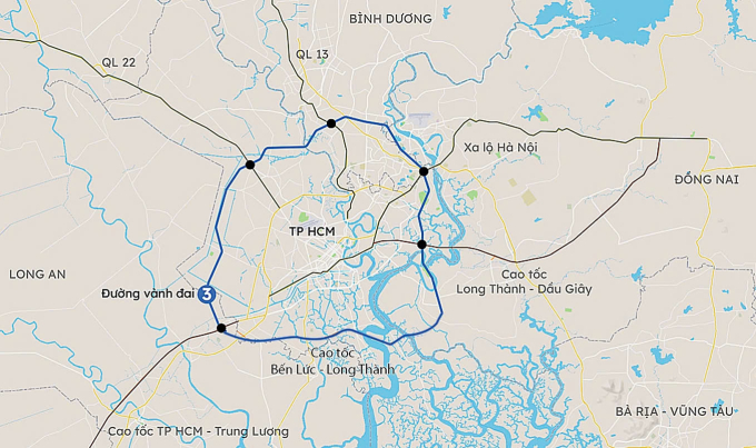 胡志明市环城公路3号工地的沙子需经过8个检查站