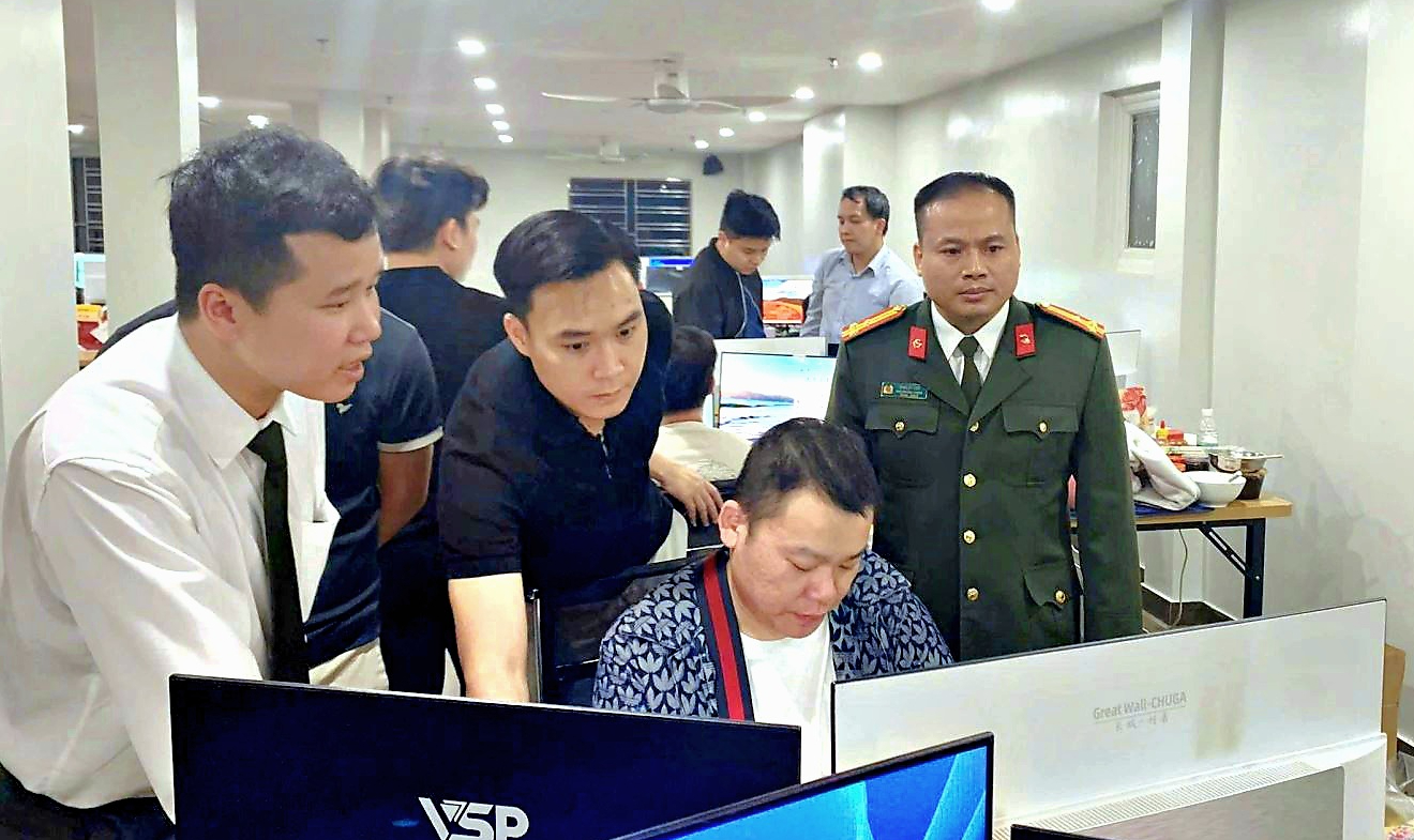 三個外國團伙在北寧設立“據點”從事高科技詐騙活動