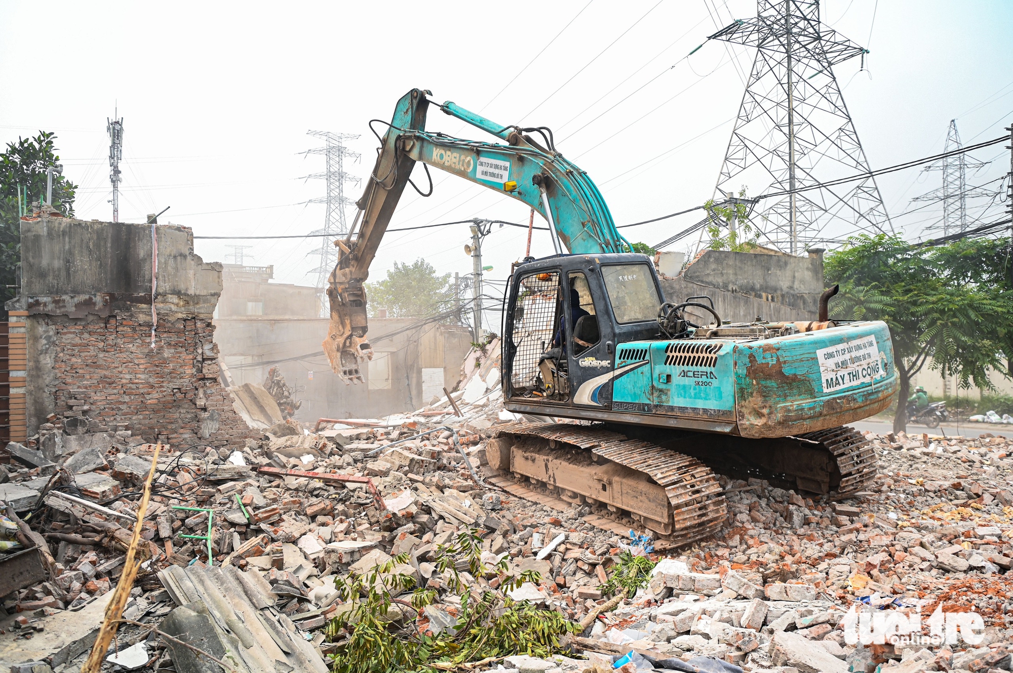河內居民匆忙搬遷,移交連接三條環線道路擴建項目的土地