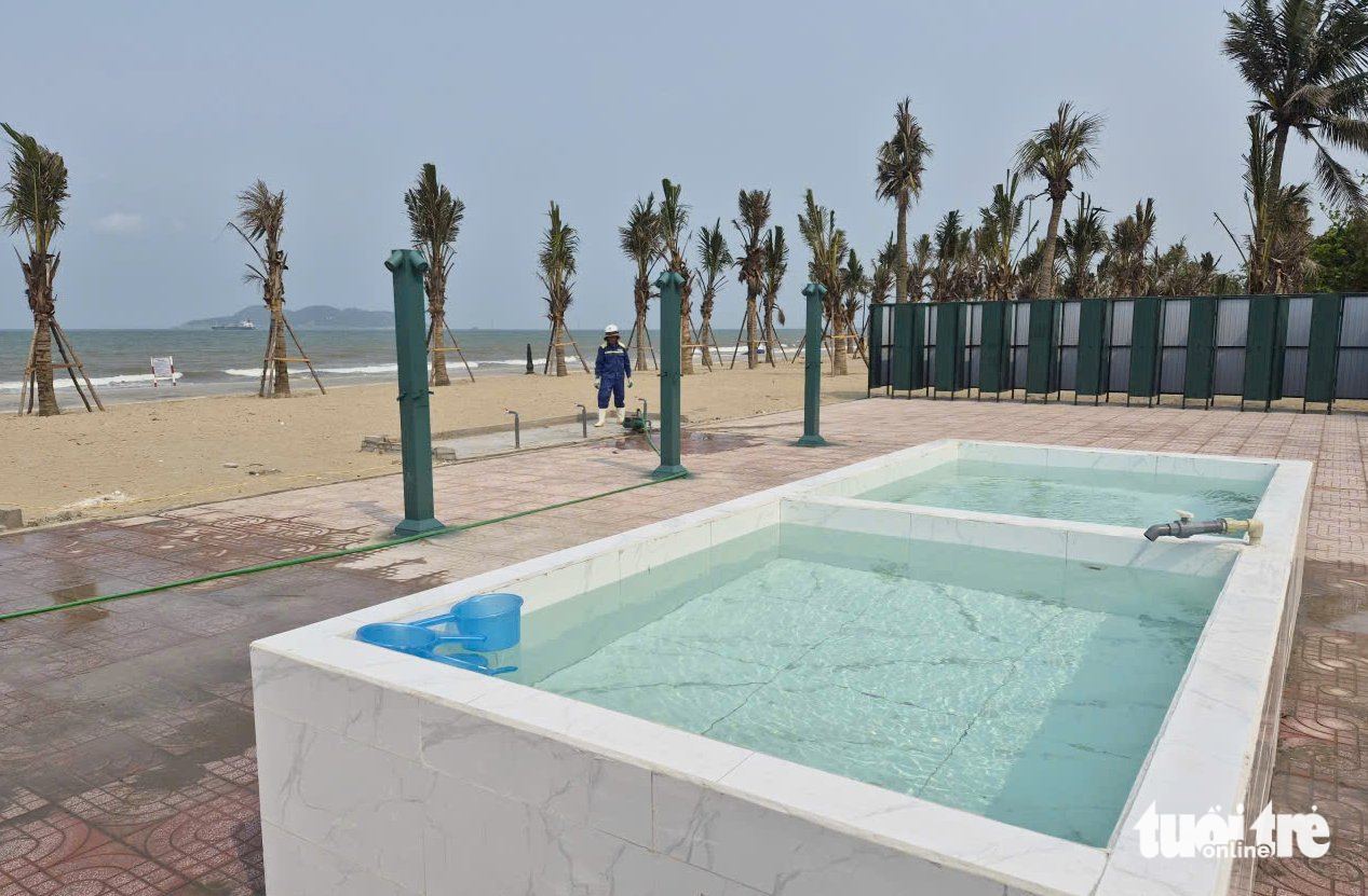 Cửa Lò 建設15個淡水淋浴點服務遊客