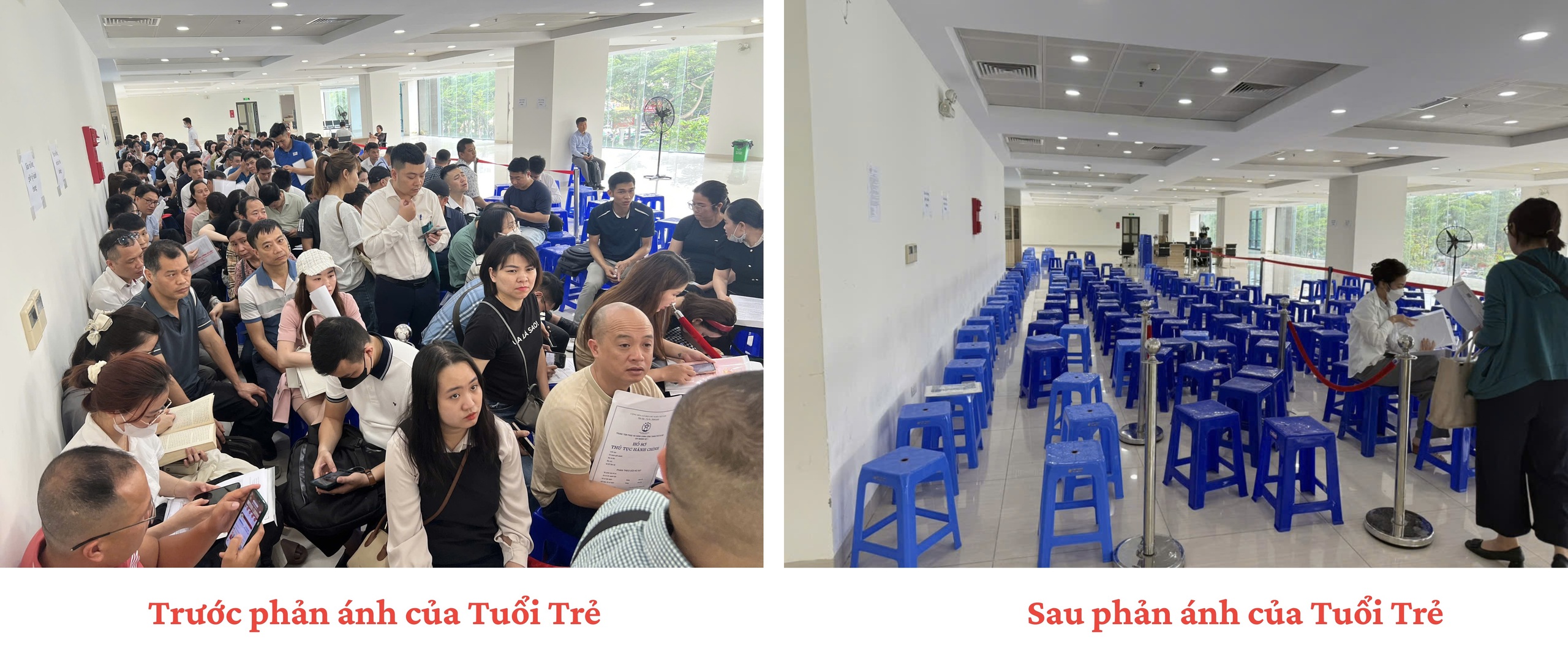 为需要办理手续的市民在线发放号码在河内市公共行政服务中心