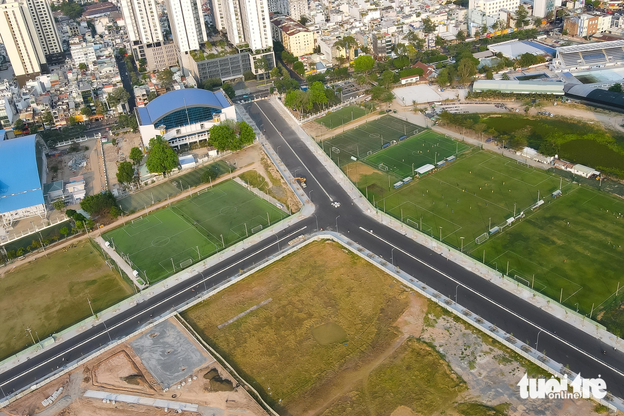 富壽賽馬場區域五條穿行道路'亮相',兩條主幹道即將通車