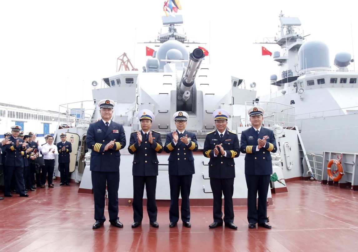 越南與中國海軍首次舉行實彈射擊