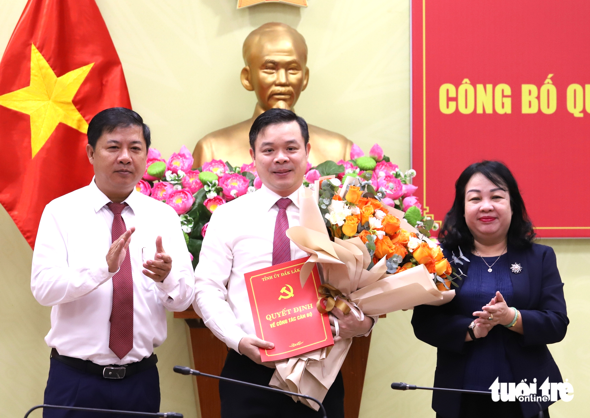 杜友輝擔任得樂省人民委員會黨委書記