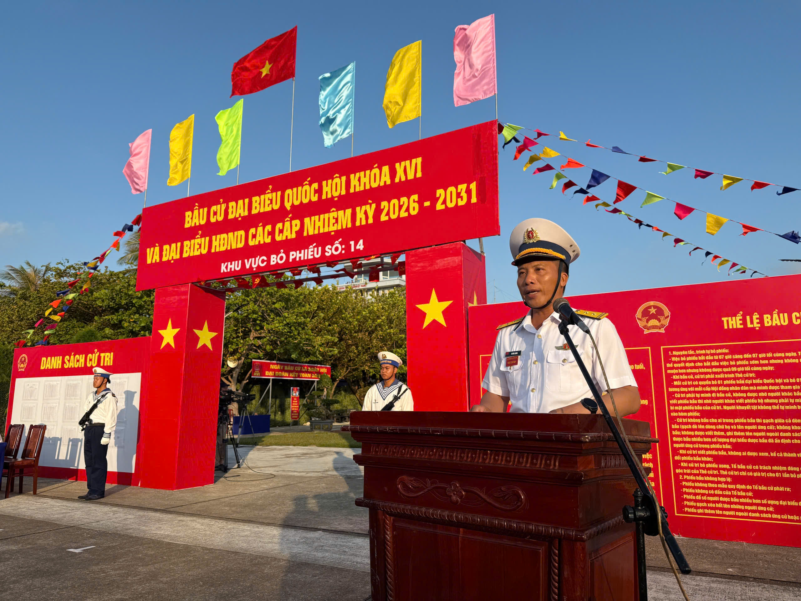 長沙島已為選舉日做好準備