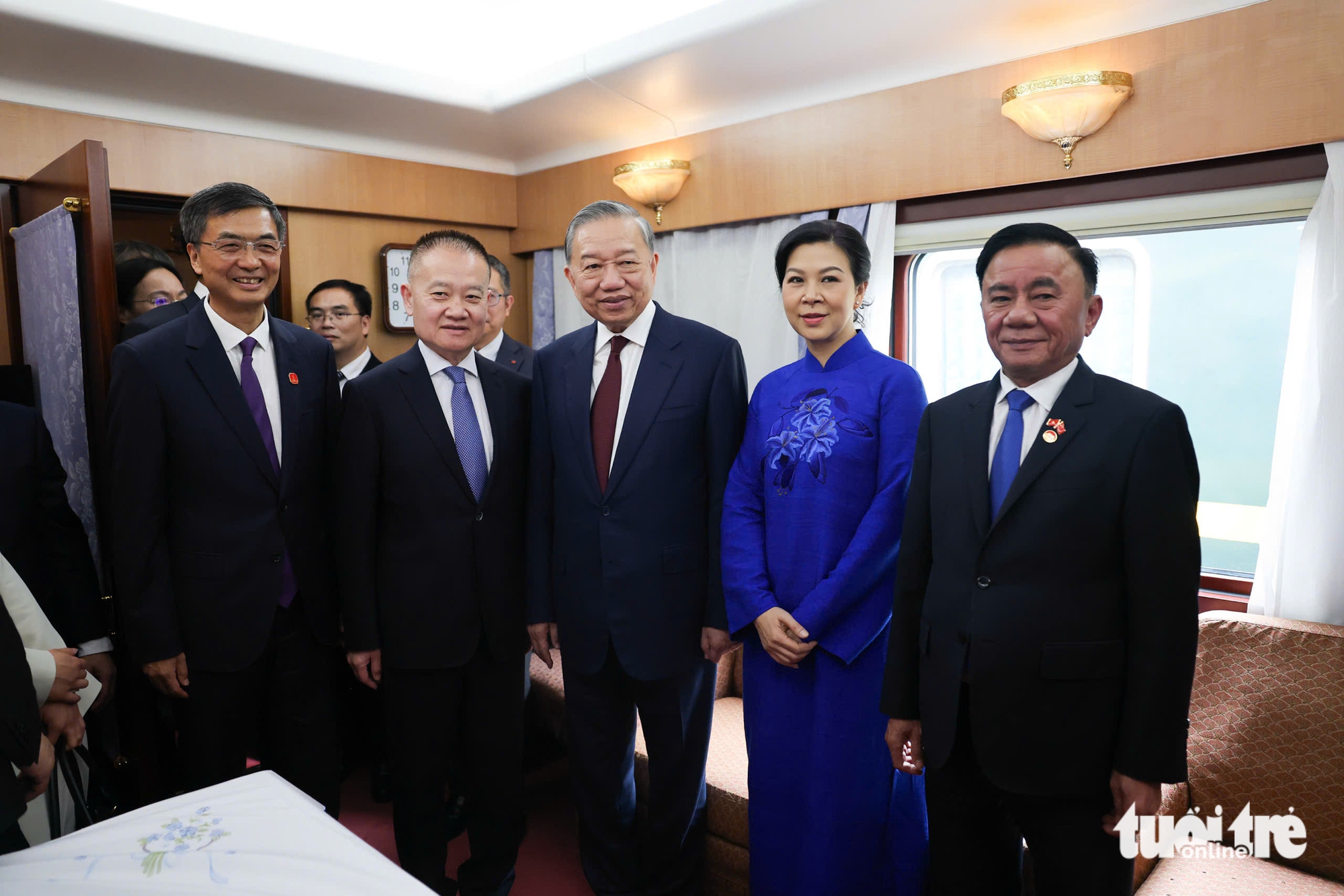 越南國家主席、總書記蘇林乘火車返回河內,圓滿結束對中國的訪問