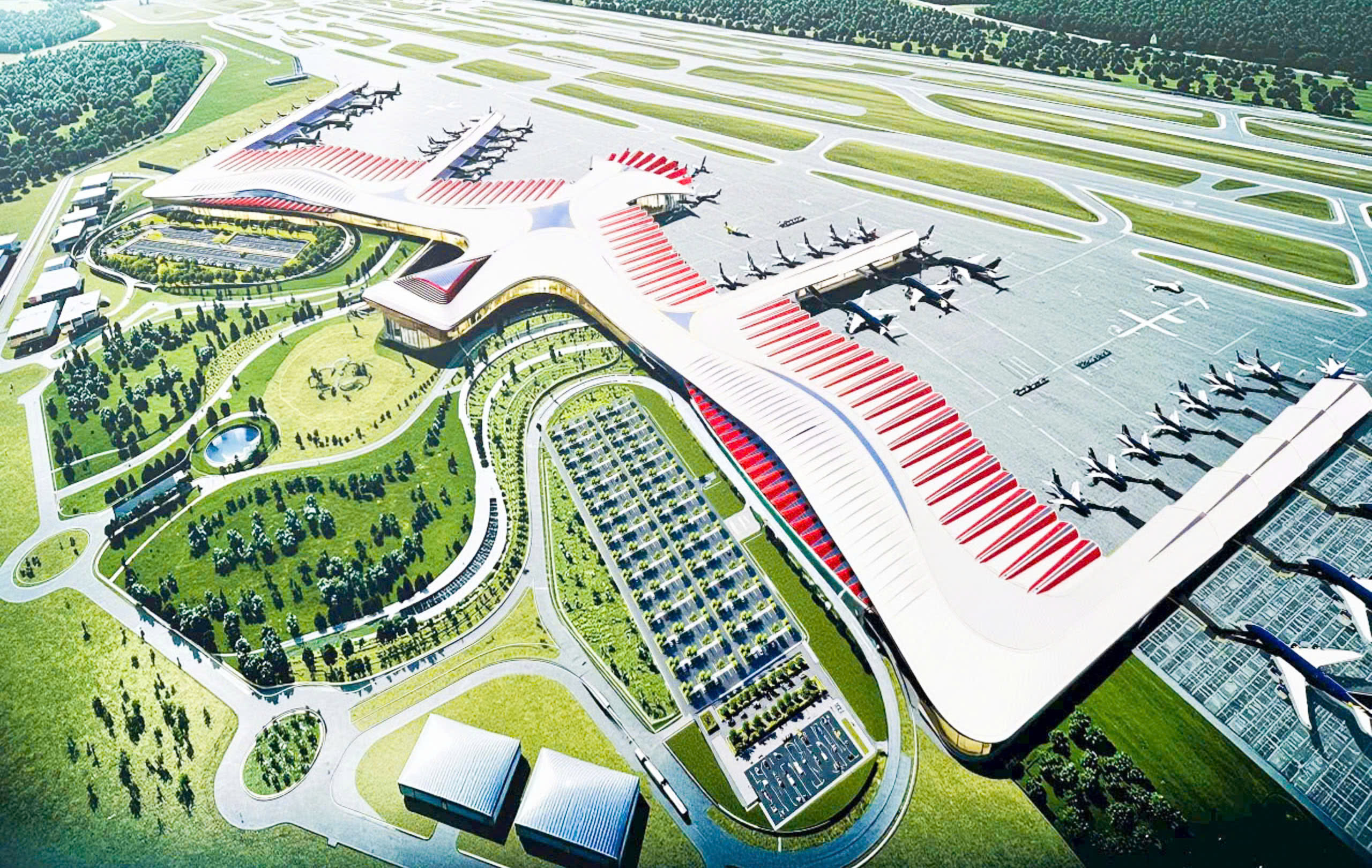 坚江承诺按时推进富国国际机场的扩建和升级