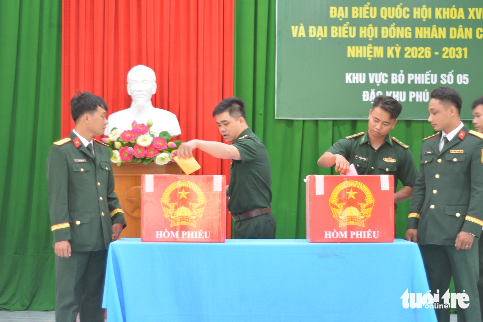 富國特別行政區武裝力量完成投票
