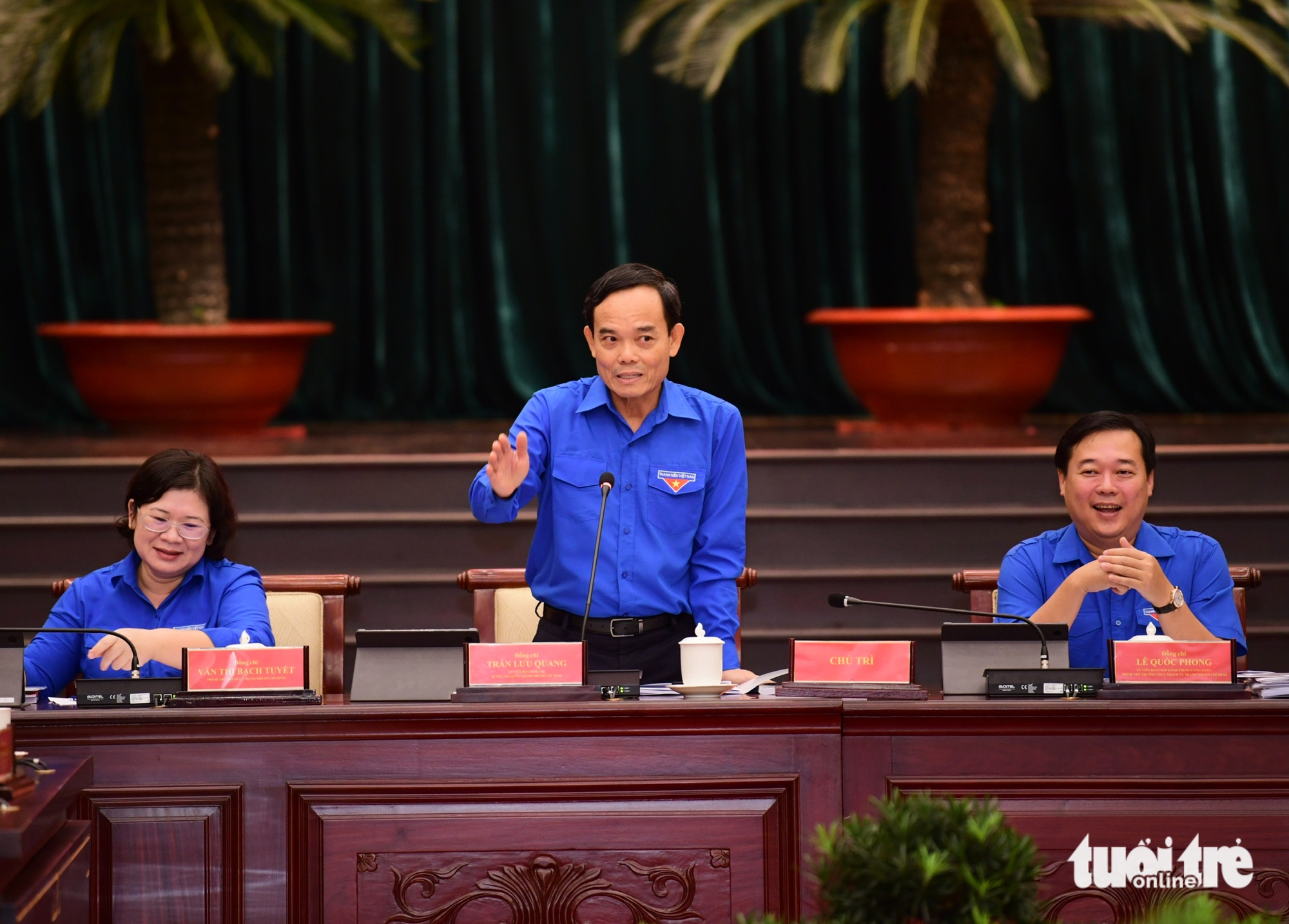 胡志明市市委書記陳留光:將為青年佈置具體任務